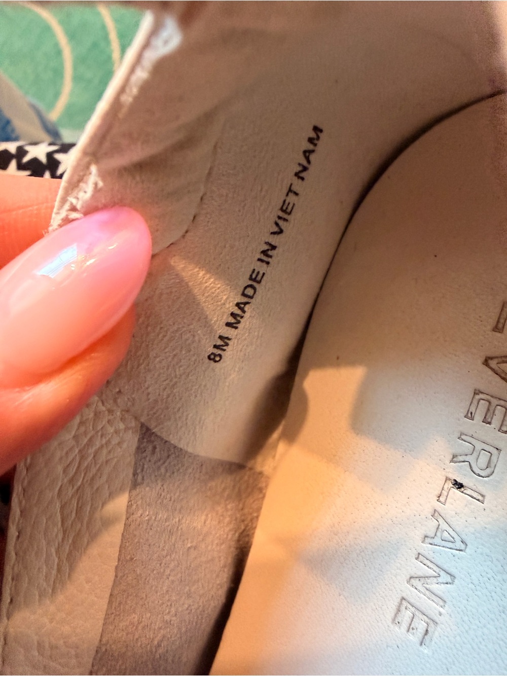Everlane Cream Leather ‘Glove’ Ballet Flats - Picture 6 of 6